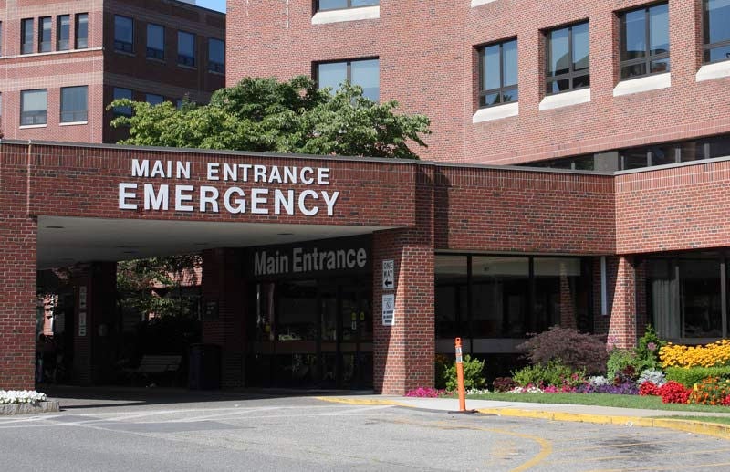Emergency Room Entrance at Hospital